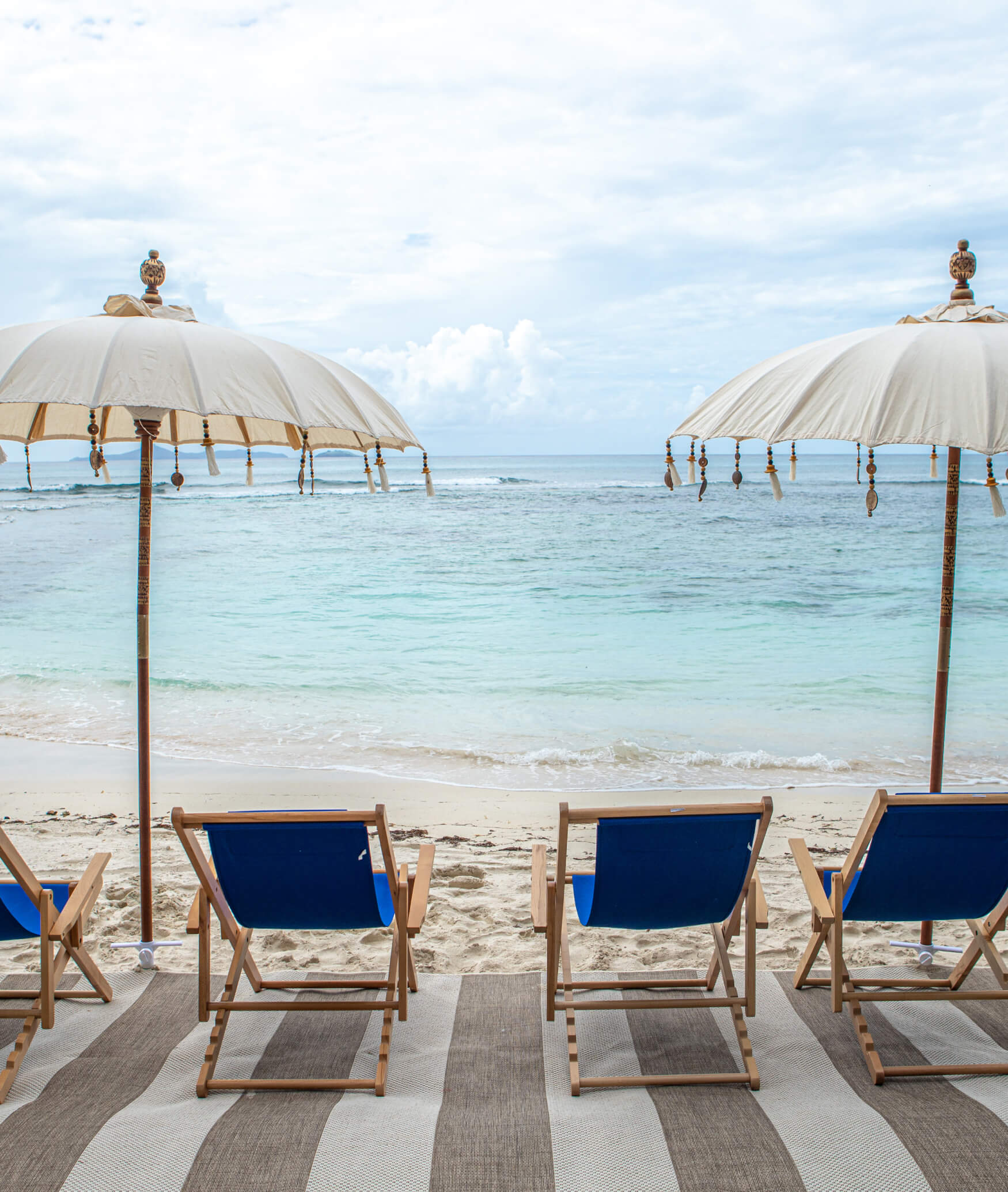 beach chairs overlooking the ocean