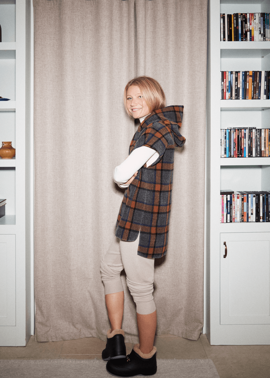gp in GUCCI TURTLENECK and MADELEINE THOMPSON PANTS