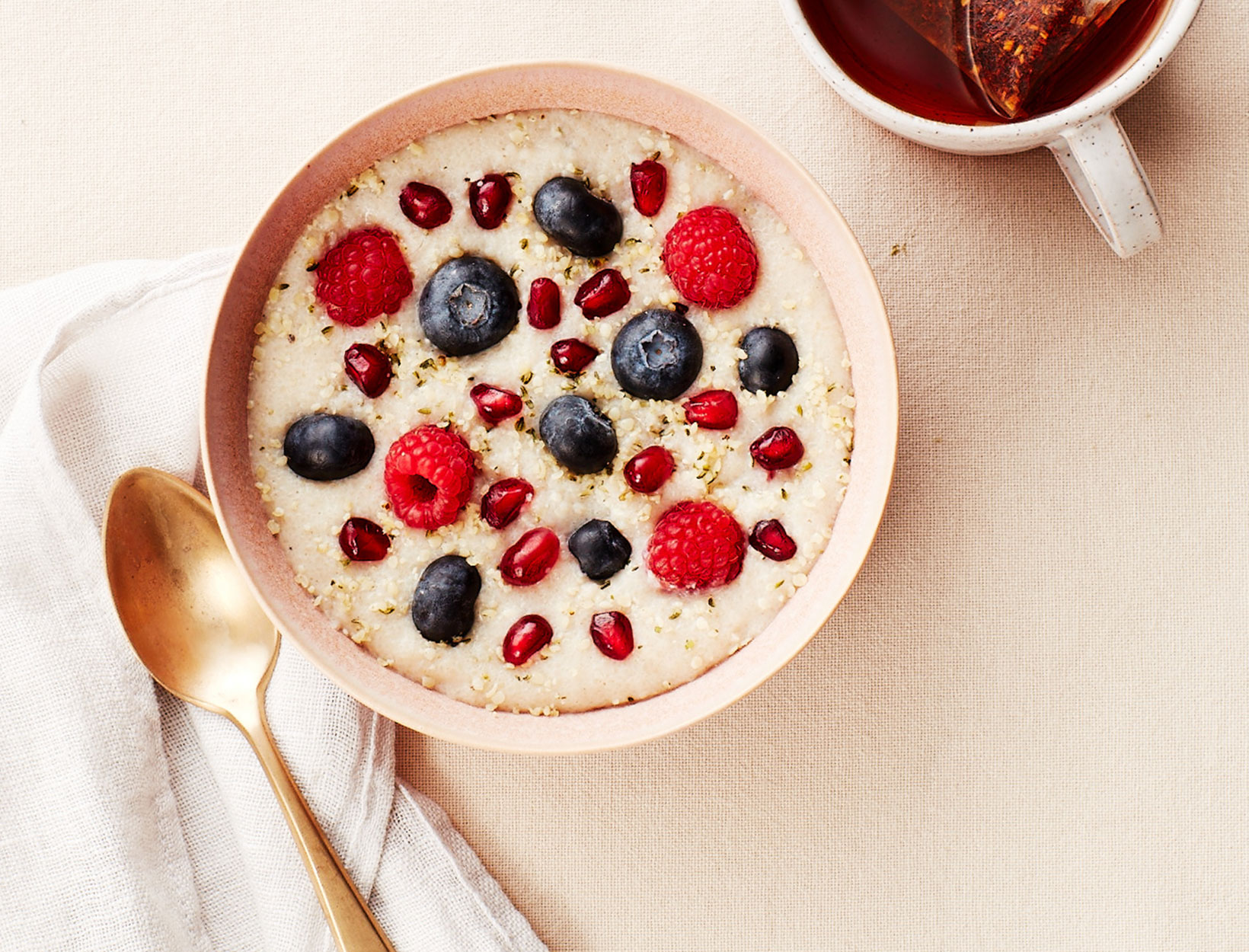 Creamy Fonio Porridge with Berries Recipe - goop