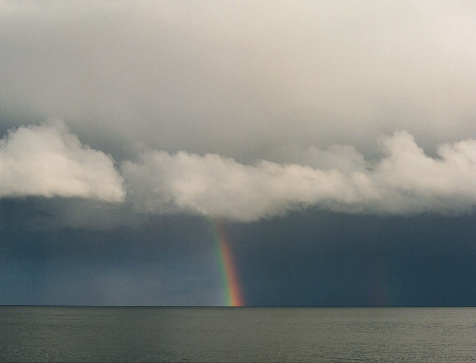 rainbow over ocean