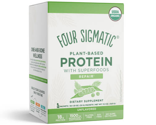 Four Sigmatic protein packets