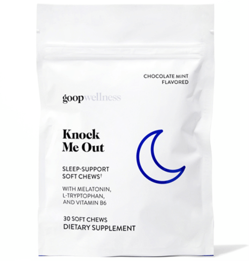 goop Wellness Knock Me Out, goop, $55 for 60 chews/$30 for 30 chews