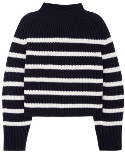 G. Label Lucy sweater with a striped funnel