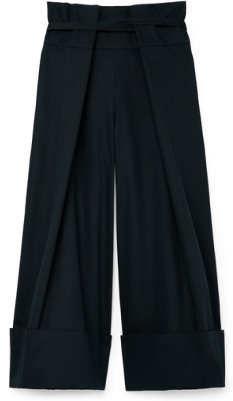 G. Label Kathy Sue High-waisted wrap pants