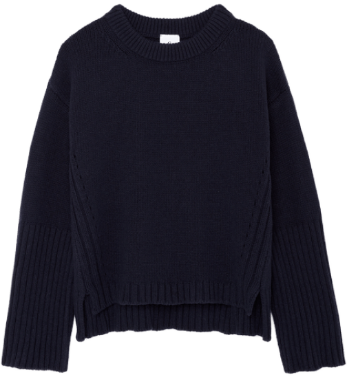 G. Label van nice high-cuff crewneck sweater