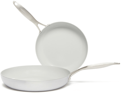 GreenPan Venice Pro Ceramic Nonstick Frypan Set of 2, 10″ + 12″