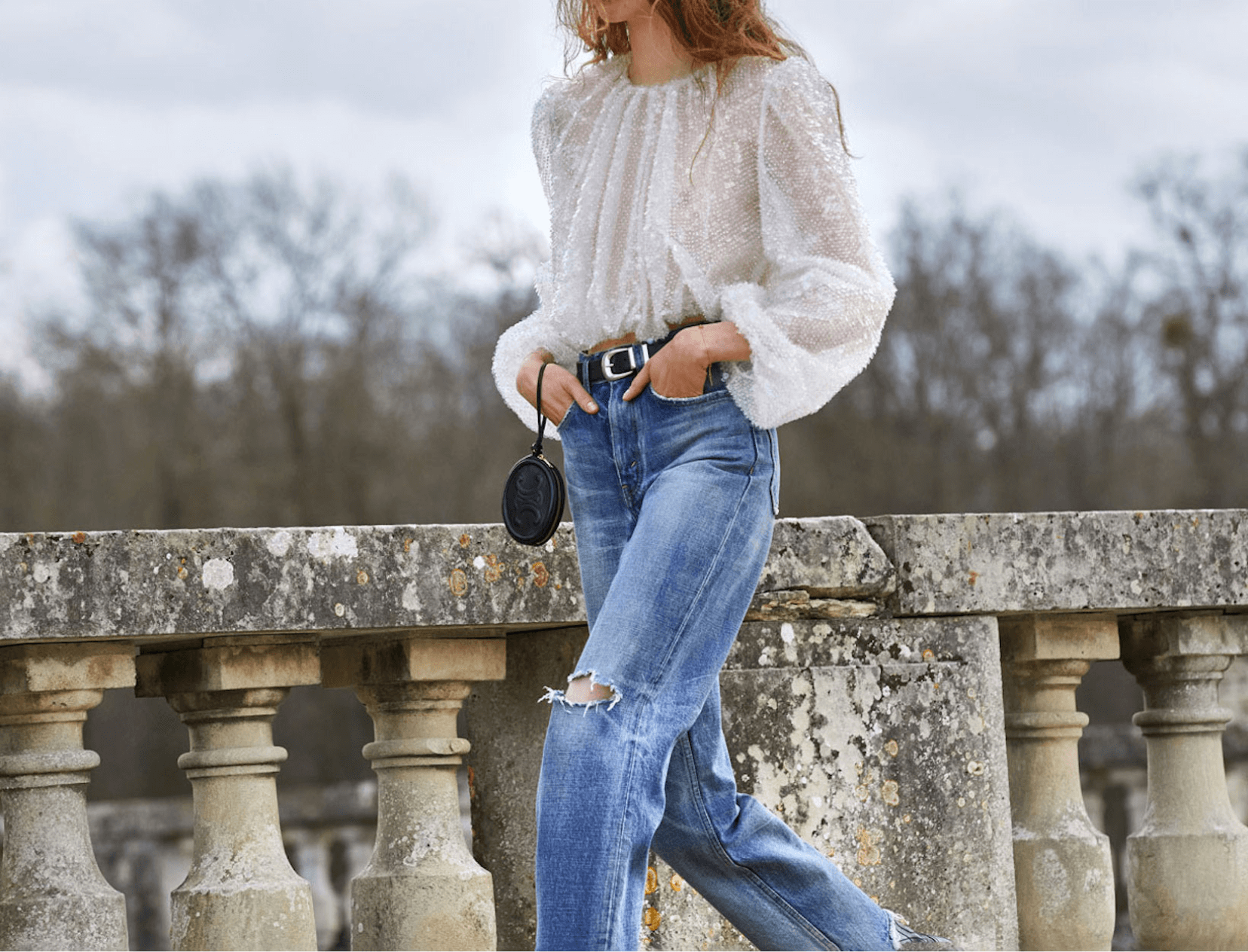 white skinny jeans outfits winter