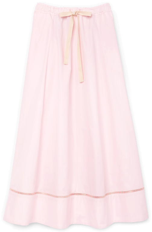 Mr. Label Louise is a medium length skirt with a waist-shaped string, $ 450