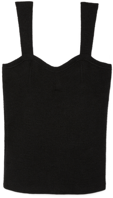 Mr. LABEL BERNADETTE SWEETHEART BUSTIER Sweater, goop, 295 USD