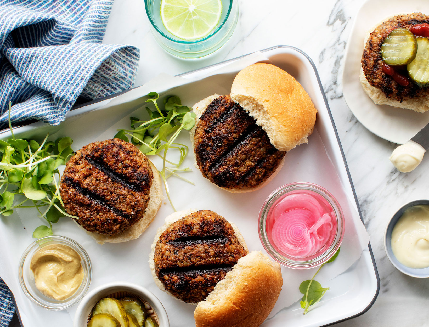 veggie burgers