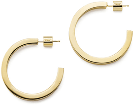 Jennifer Fisher x goop Gwyneth Hoops, goop, $220