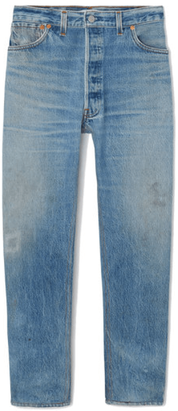 RE/DONE high rise ankle crop jeans