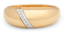 goop x Mejuri Pavé Diamond Dôme Ring