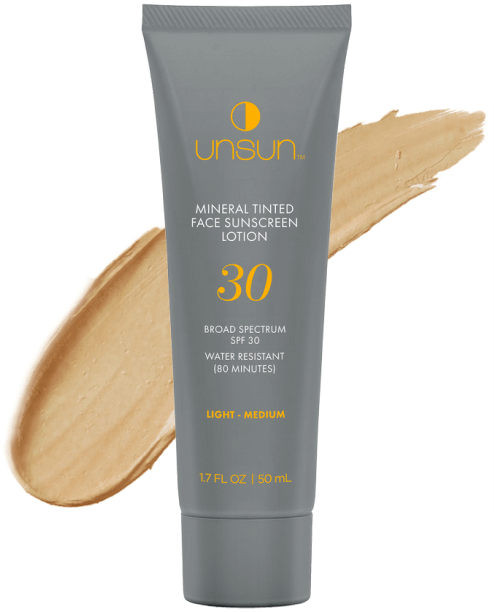 Unsun Mineral tinted sunscreen for the face