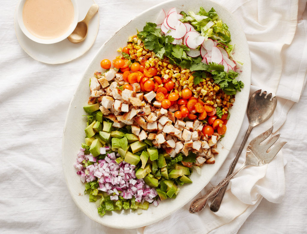  Grilled Chicken and Corn Salad with Chipotle Dressing
