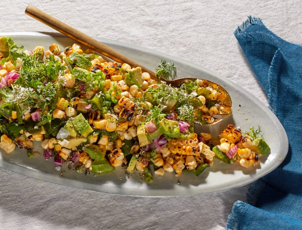 Grilled Corn Salad