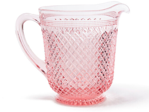 Mosser Glass Pink Glass Pitcher