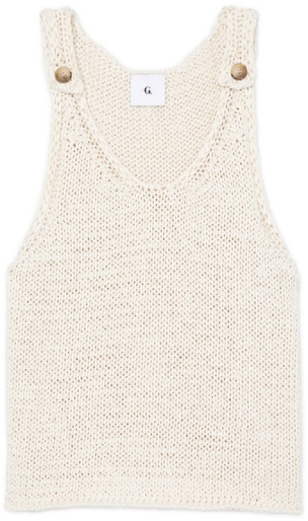 G. Label Carrie Chunky-Knit Top goop, $225