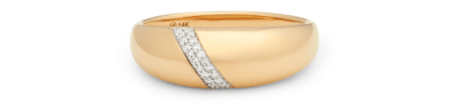 goop x Mejuri Pavé Diamond Dôme Ring