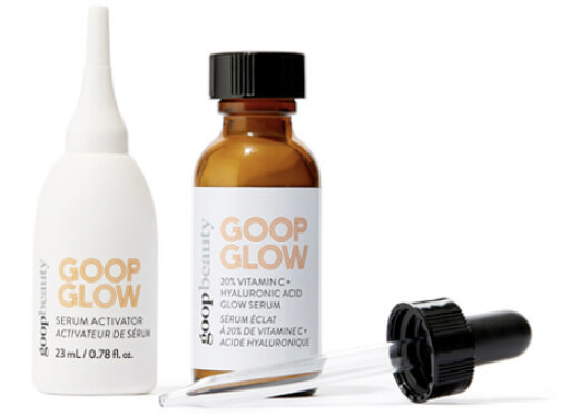 goop Beauty GOOPGLOW 20% Vitamin C + Hyaluronic Glow Serum goop, $125/$112 with subscription