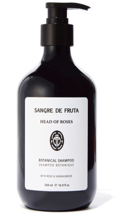 Sangre de Fruta botanical rose head shampoo