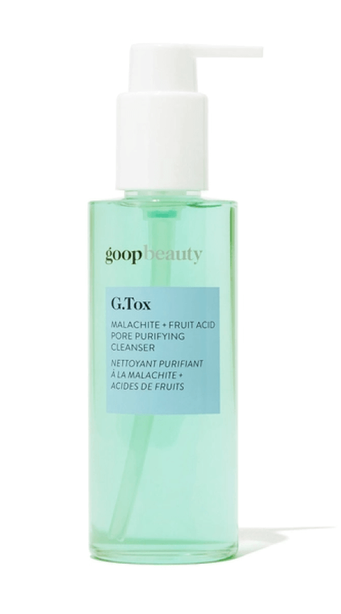 G.Tox Malachite + Fruit Acid Pore Purifying Cleanser, goop, $48/$44 with subscription