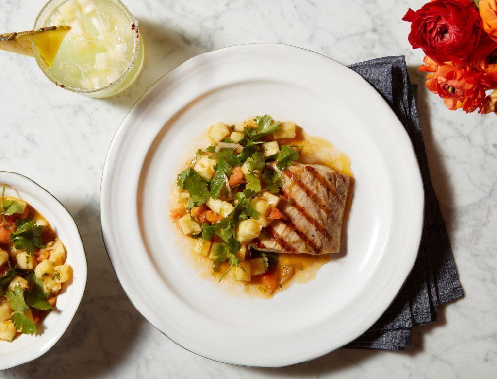 Grilled Mahi-Mahi with Papaya Relish