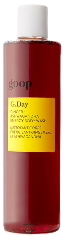 goop Beauty G.Day Ginger + Ashwagandha Energy shower gel