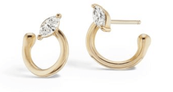 Sophie Ratner Helical hoop earrings