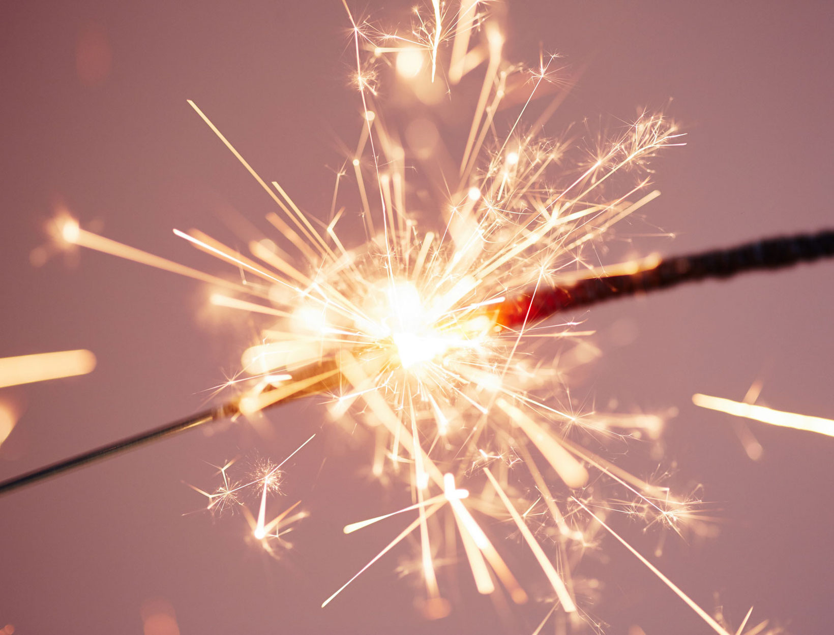 close-up of a sparkler