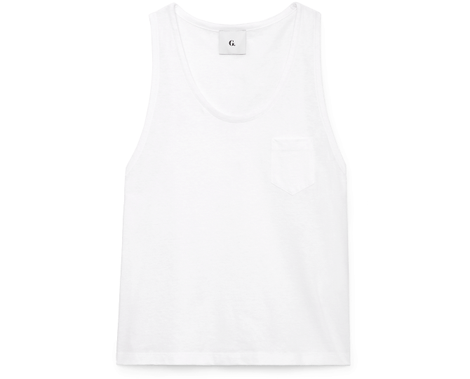 REYNOLDS SCOOP-NECK TANK G. Label, $145