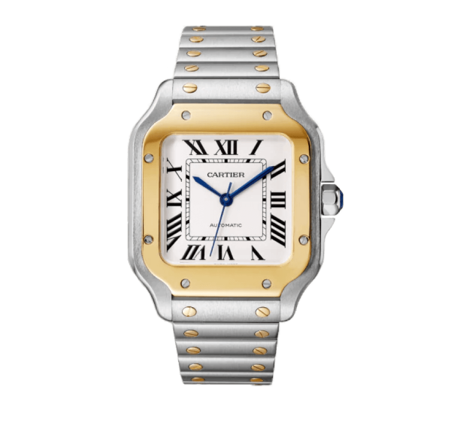 santos watch, Cartier, $9,950