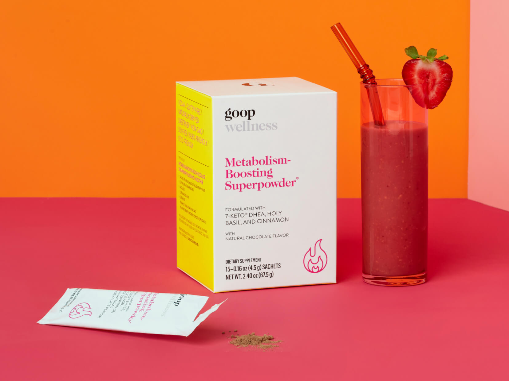 goop Metabolism-Boosting Superpowder connected  a table