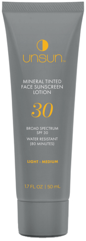 Unsun Tinted Mineral Face Sunscreen, goop, $29