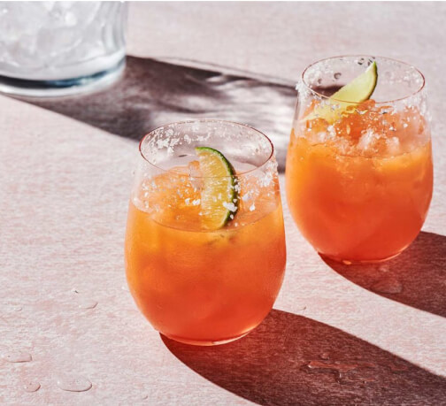 Carrot orangish  margarita