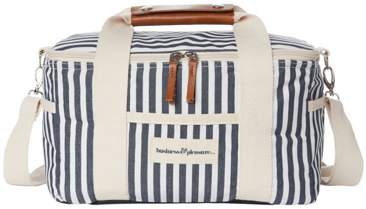 Business & Pleasure Co. Premium Cooler successful  Laurens Navy Stripe, goop, $79