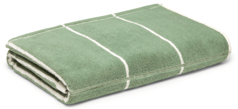 Under The Canopy Luxe Organic Cotton Towel - Vetiver, Vetiver Green / Bath Sheet Bath Sheet Vetiver Green