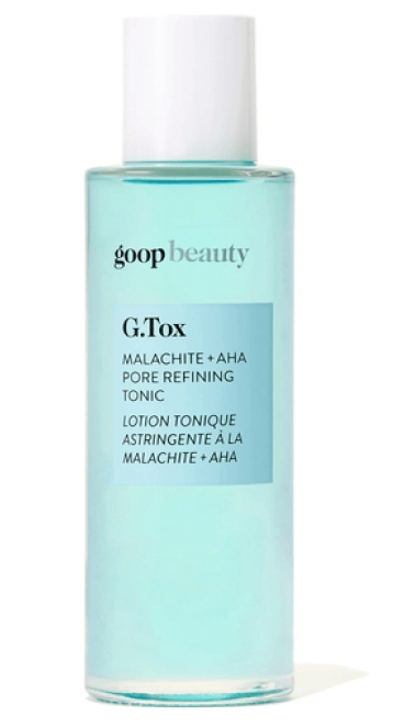 goop Beauty G.Tox Malachite + AHA Pore Refining Tonic, goop, $75/$68 with subscription