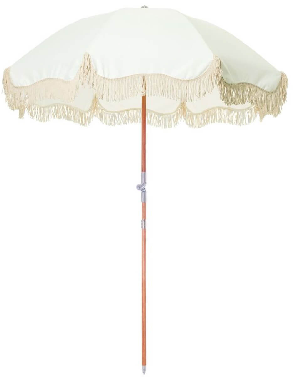 Business & Pleasure Co. Premium Beach Umbrella in Antique White
