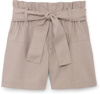 G. Label Carpenter Paper-Bag-Waist Shorts