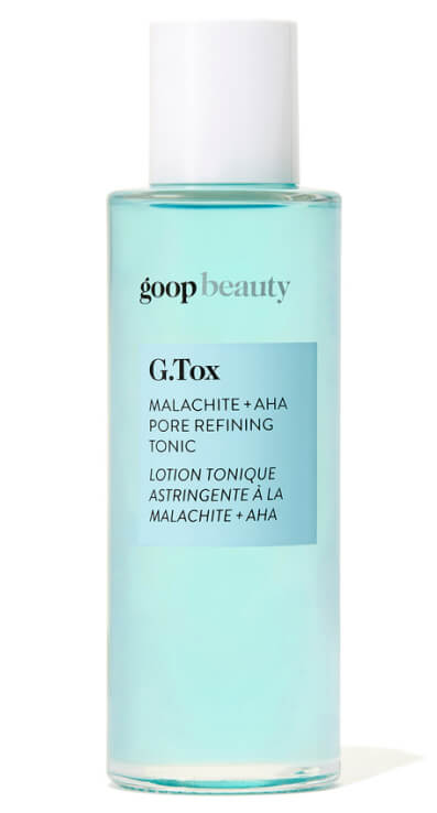goop Beauty G.Tox Malachite + AHA Pore Refining Tonic