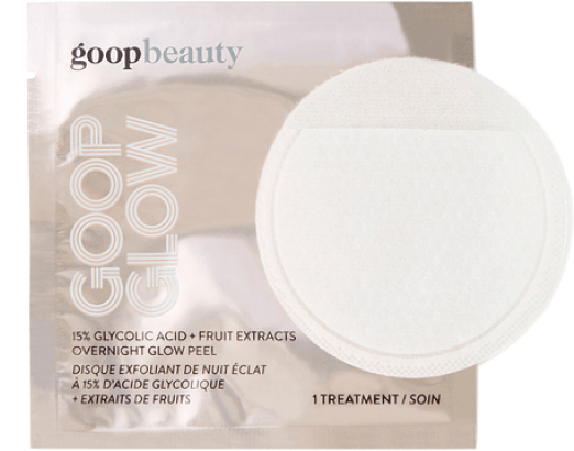 goop Beauty GOOPGLOW 15% Glycolic Acid Overnight Glow Peel, goop, $125