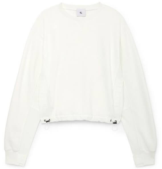 Mr. Label Kap woven combined sweatshirt