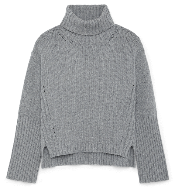 G. LABEL Yang High-Cuff Turtleneck Sweater, goop, $595
