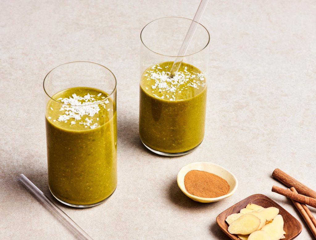 Pumpkin Spice and Greens Smoothie