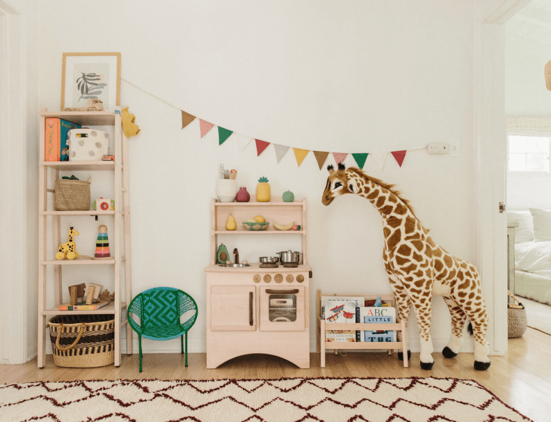 decorated baby's room