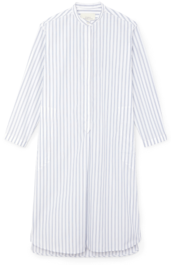 Studio Nicholson Striped Cotton Shirt Dress