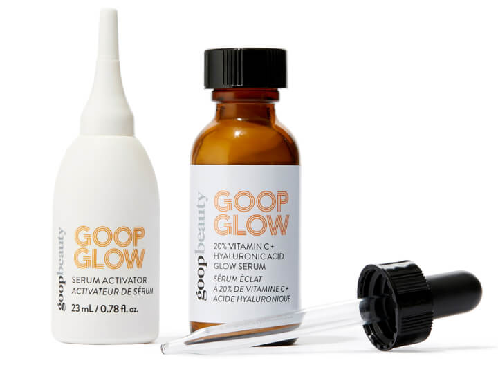 goop Beauty GOOPGLOW 20٪ ویتامین C + سرم درخشان اسید هیالورونیک ، goop ، 125 دلار/112 دلار با اشتراک