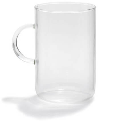 Trendglas JENA Large German Glass Mug, goop, $22