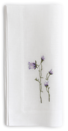 Gayle Warwick Fine Linen Victoria napkin, goop, 106 USD